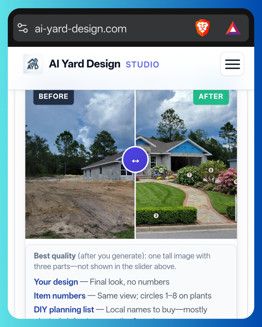 AI Yard Design Studio